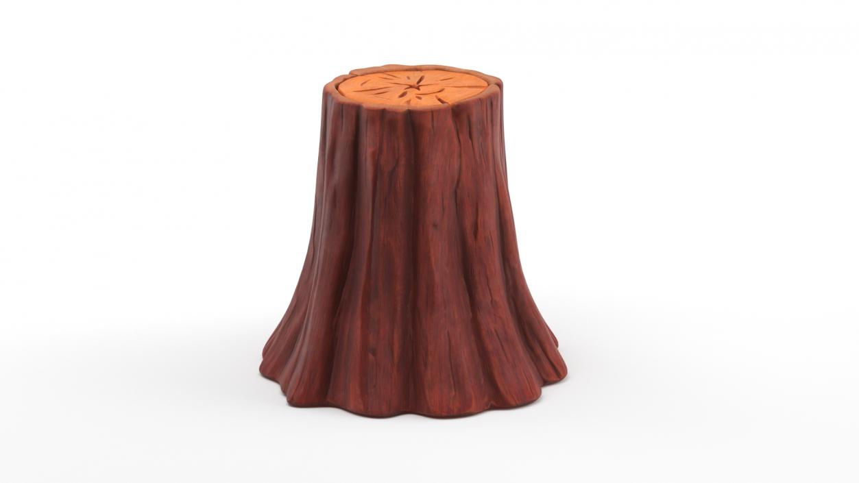 Cartoon Tree Stumps Collection 3 3D