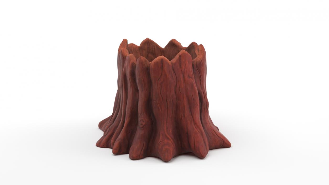 Cartoon Tree Stumps Collection 3 3D