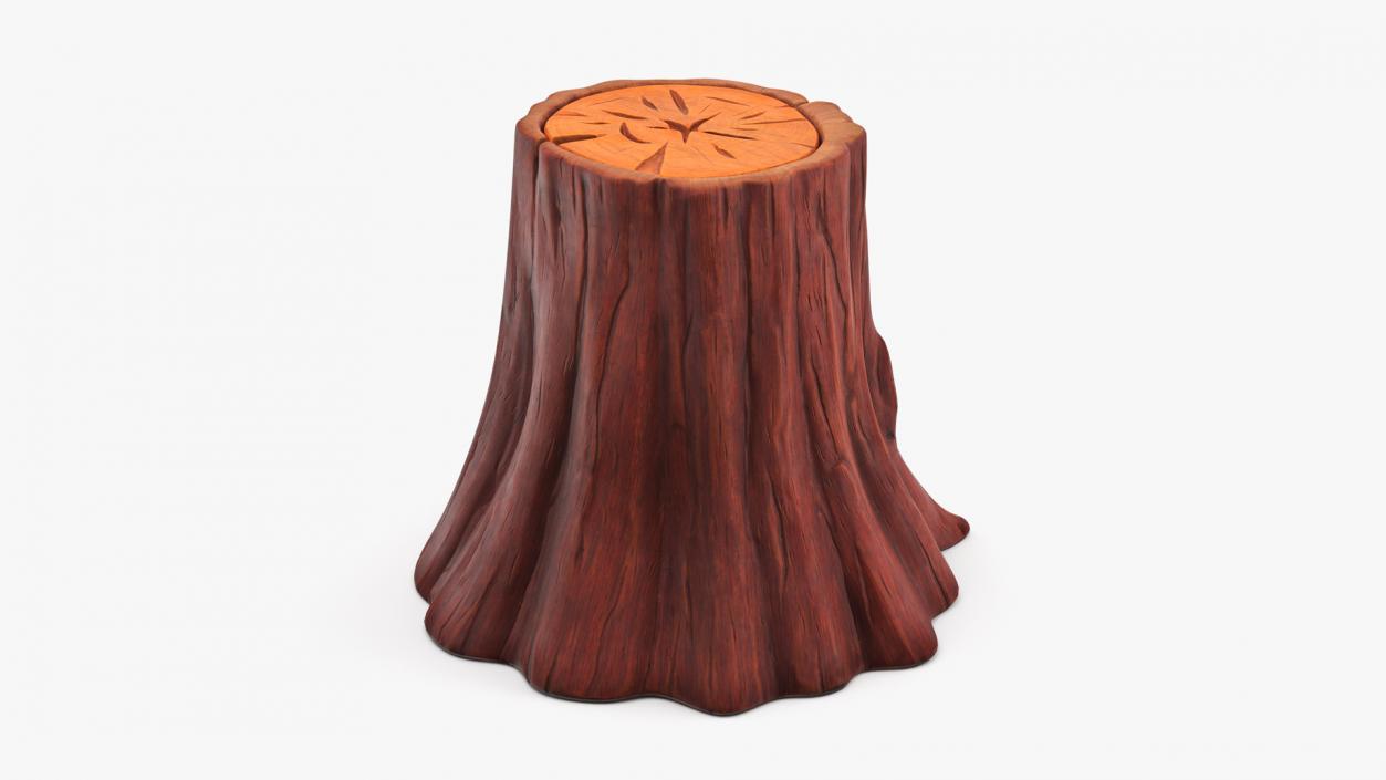 Cartoon Tree Stumps Collection 3 3D