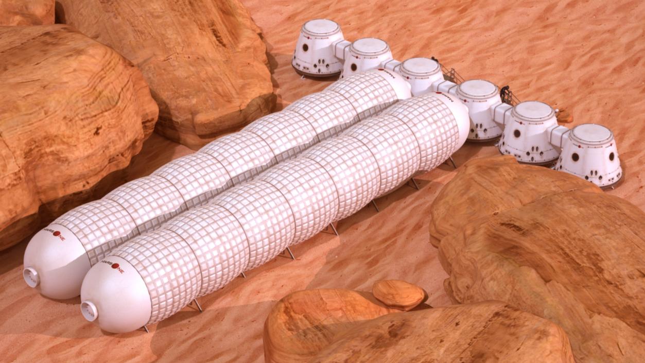 Mars Colony Collection 4 3D model