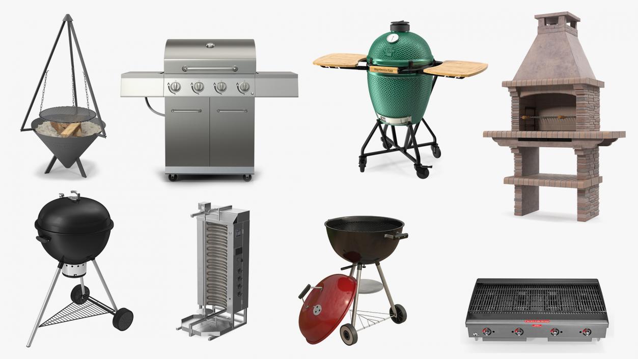 Grills Collection 7 3D model