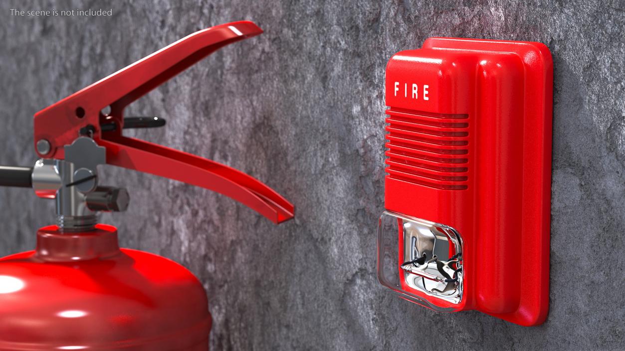 Fire Alarm Tools Collection 3D