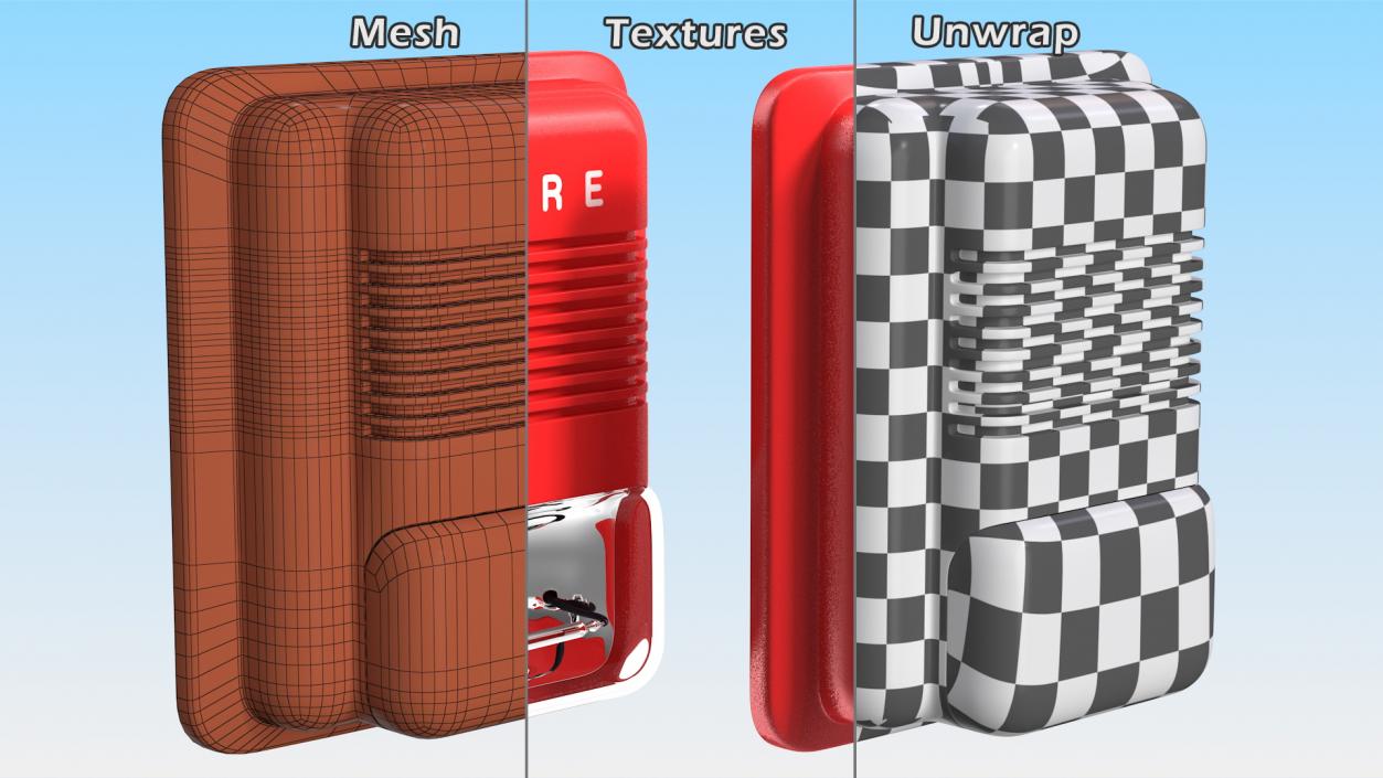 Fire Alarm Tools Collection 3D