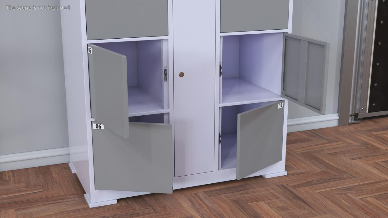 Smart Locker Grey 3D