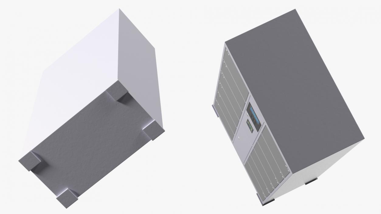 Smart Locker Grey 3D