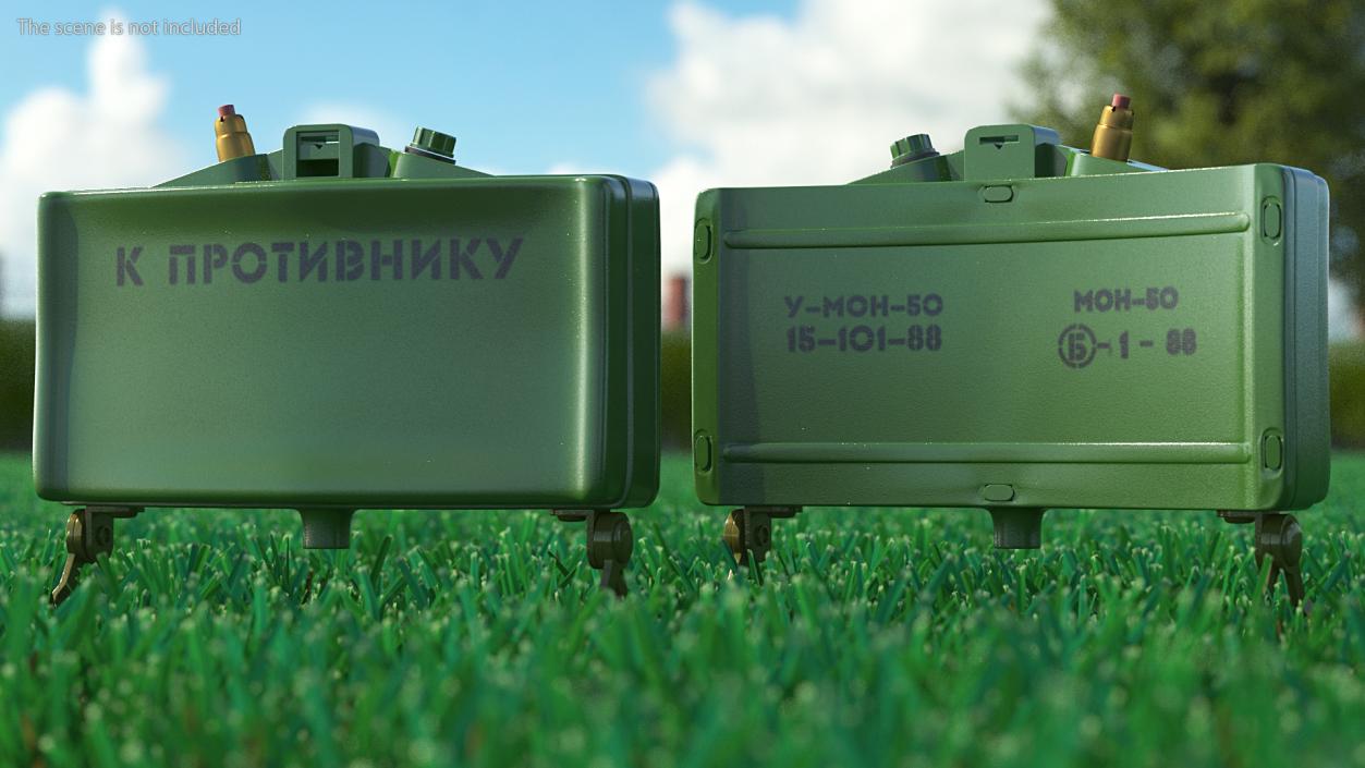 3D MON 50 Directional Anti Personnel Mine model