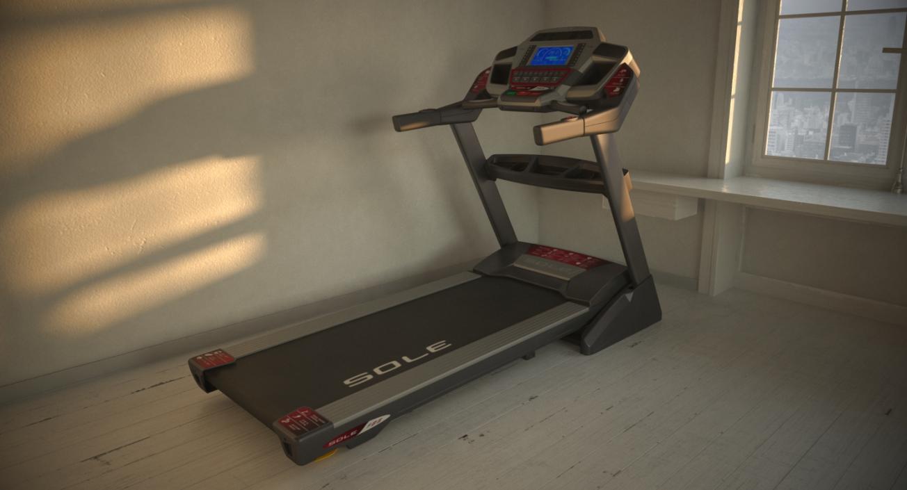 3D model Sole F85 Treadmill Rigged