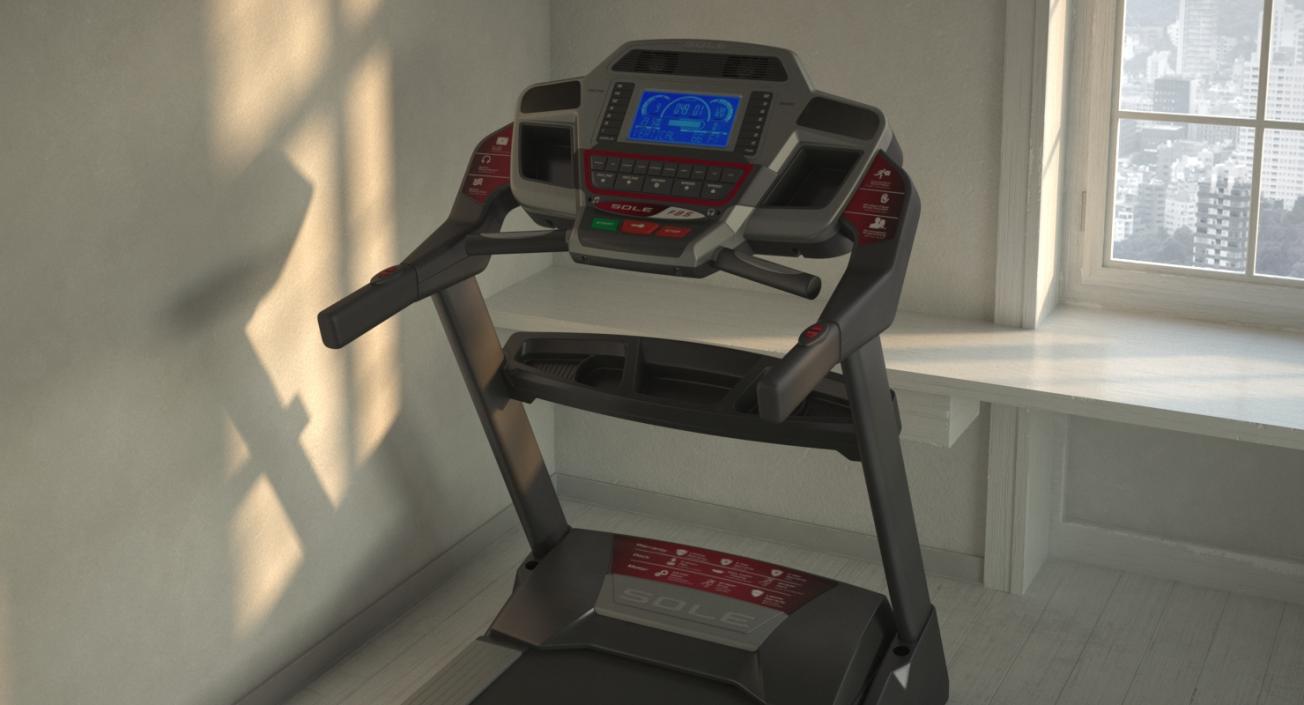 3D model Sole F85 Treadmill Rigged