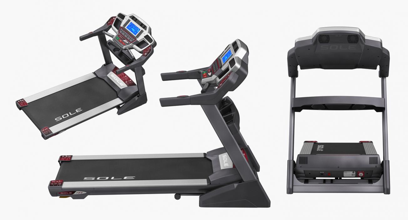 3D model Sole F85 Treadmill Rigged