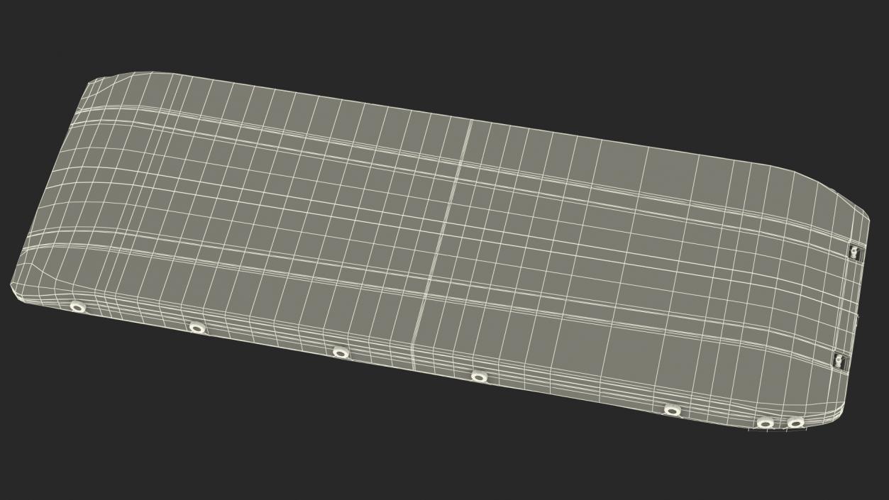 Pontoon Barge Loaded Concrete Slab 3D model