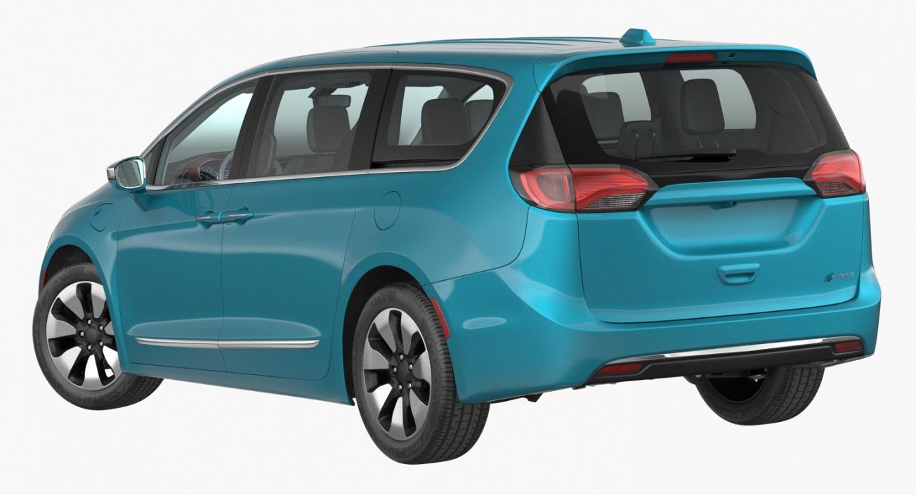 Hybrid Generic Minivan Rigged 3D model