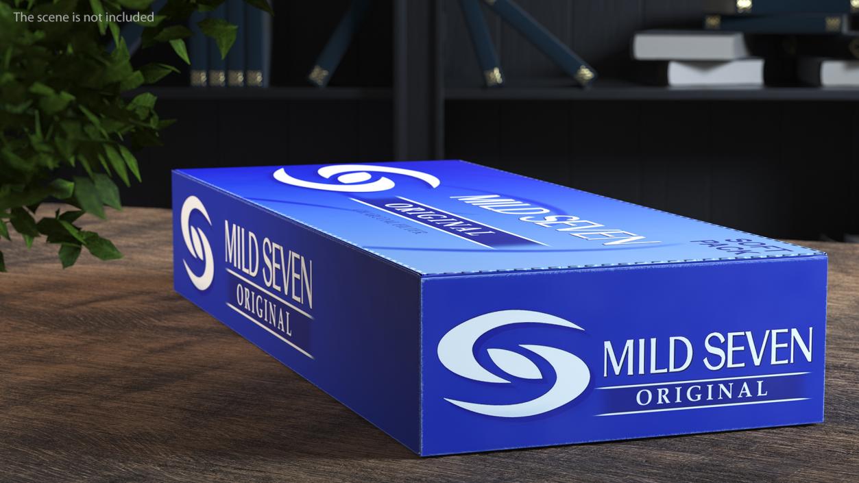 3D Carton Cigarettes Boxes Collection 3