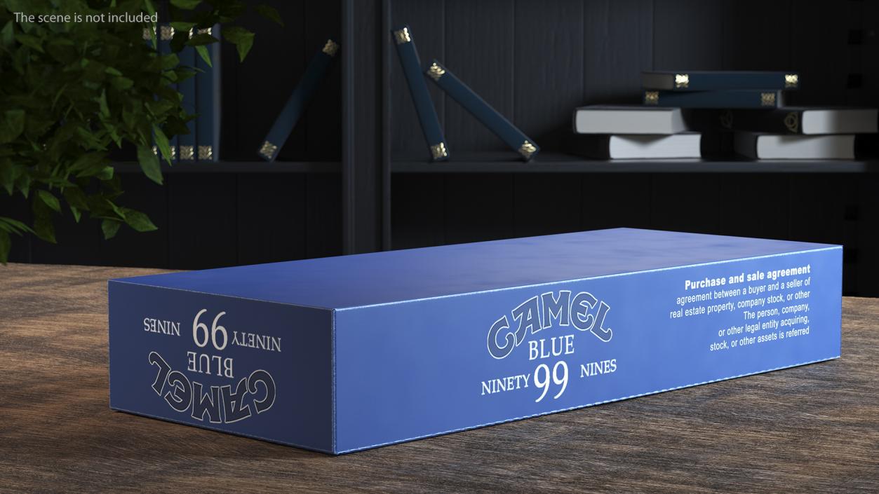 3D Carton Cigarettes Boxes Collection 3