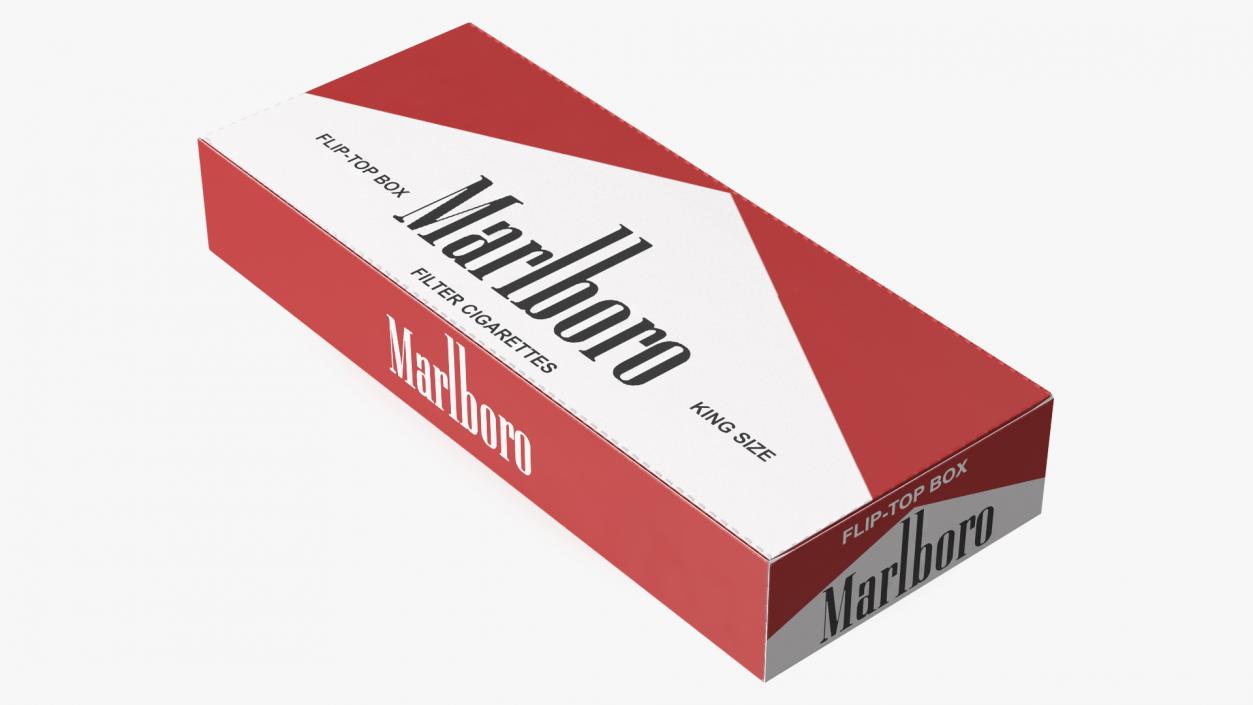 3D Carton Cigarettes Boxes Collection 3