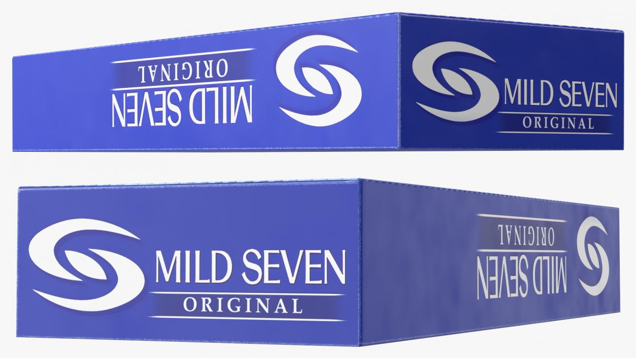 3D Carton Cigarettes Boxes Collection 3