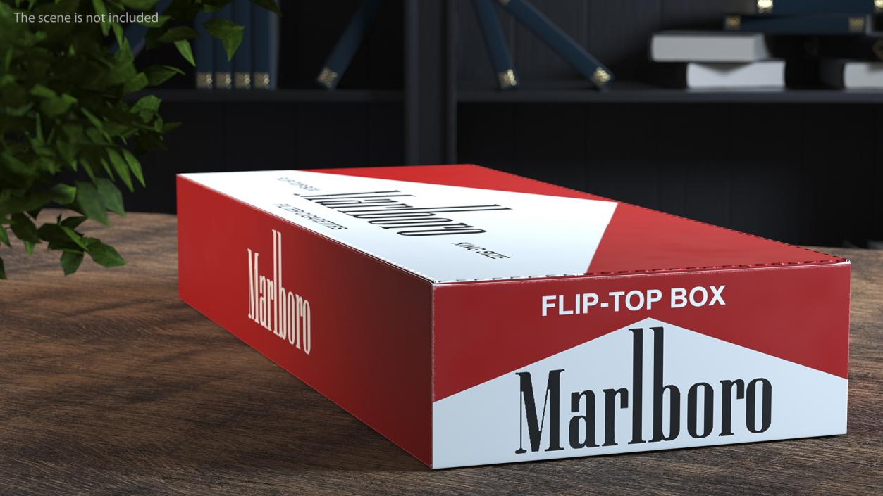 3D Carton Cigarettes Boxes Collection 3