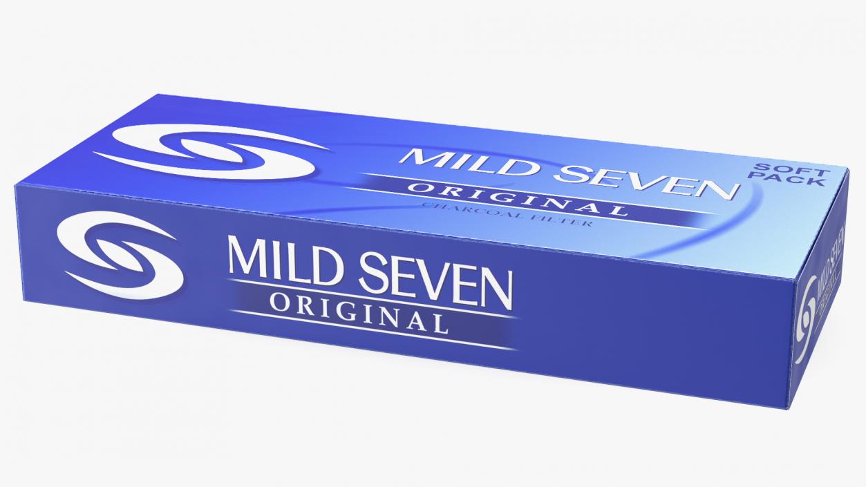 3D Carton Cigarettes Boxes Collection 3