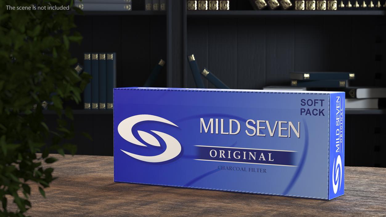 3D Carton Cigarettes Boxes Collection 3