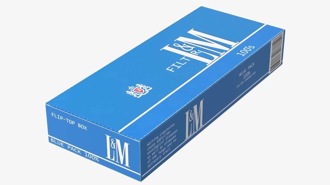 3D Carton Cigarettes Boxes Collection 3