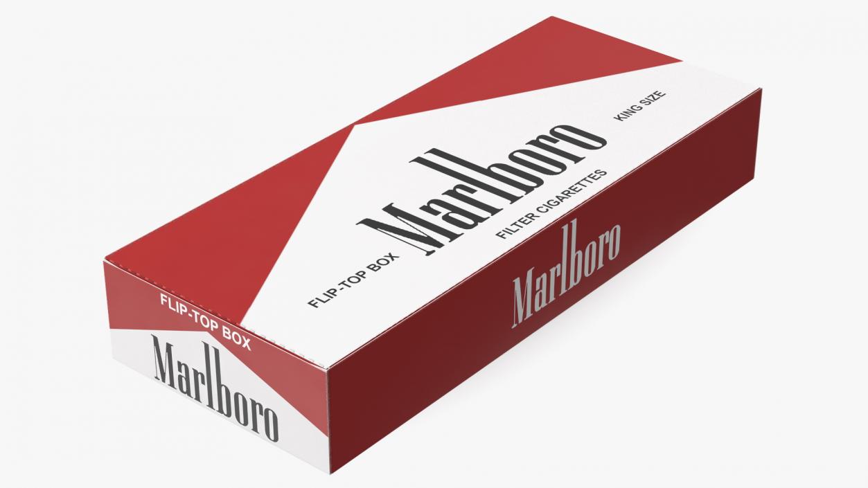 3D Carton Cigarettes Boxes Collection 3