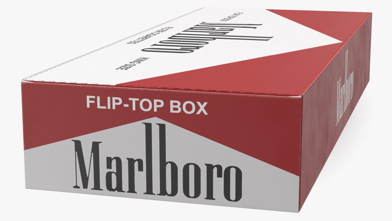 3D Carton Cigarettes Boxes Collection 3