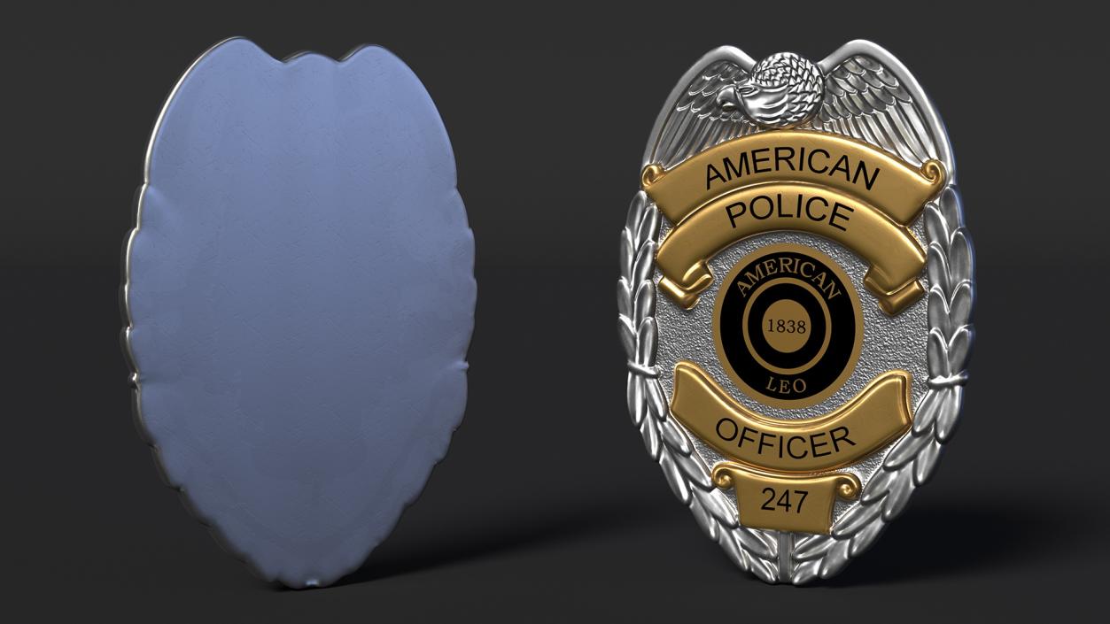 Police Badge 3D