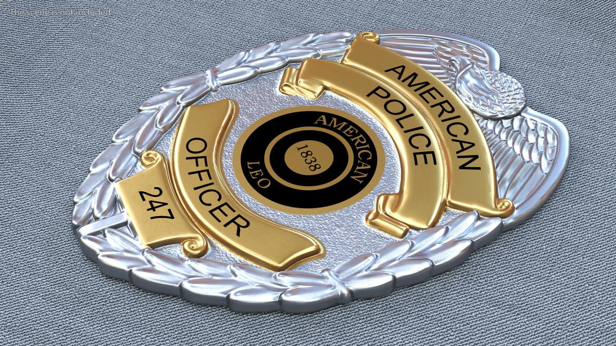 Police Badge 3D