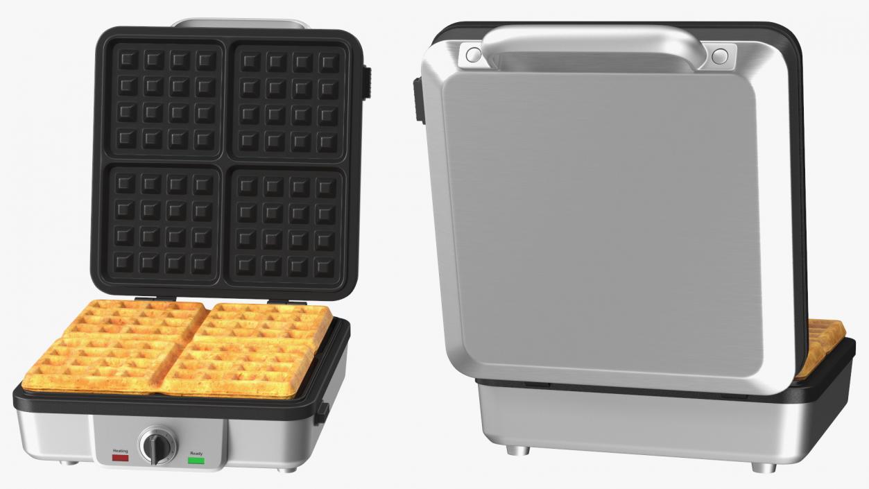 3D Waffle Makers with Waffle Collection