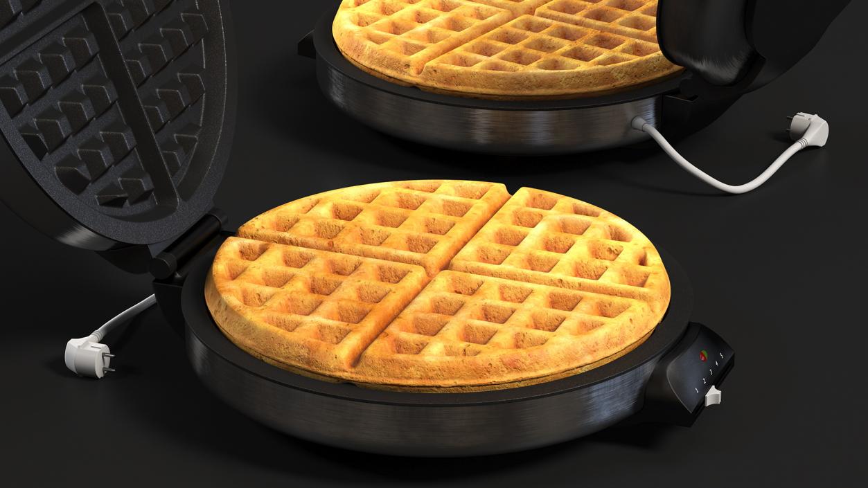 3D Waffle Makers with Waffle Collection