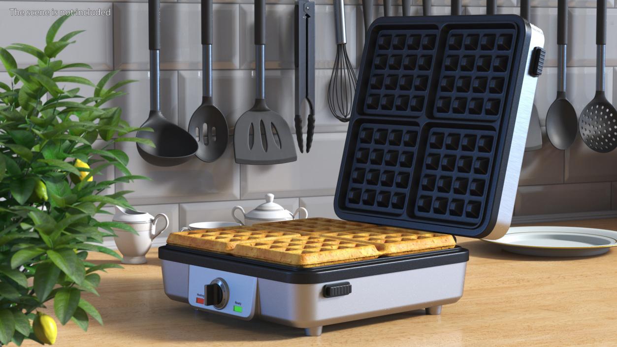 3D Waffle Makers with Waffle Collection