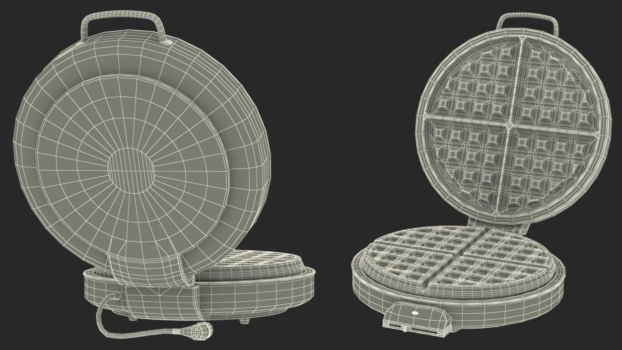 3D Waffle Makers with Waffle Collection