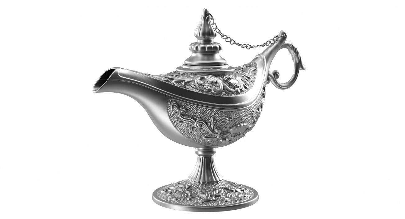 Magic Lamp Silver 3D