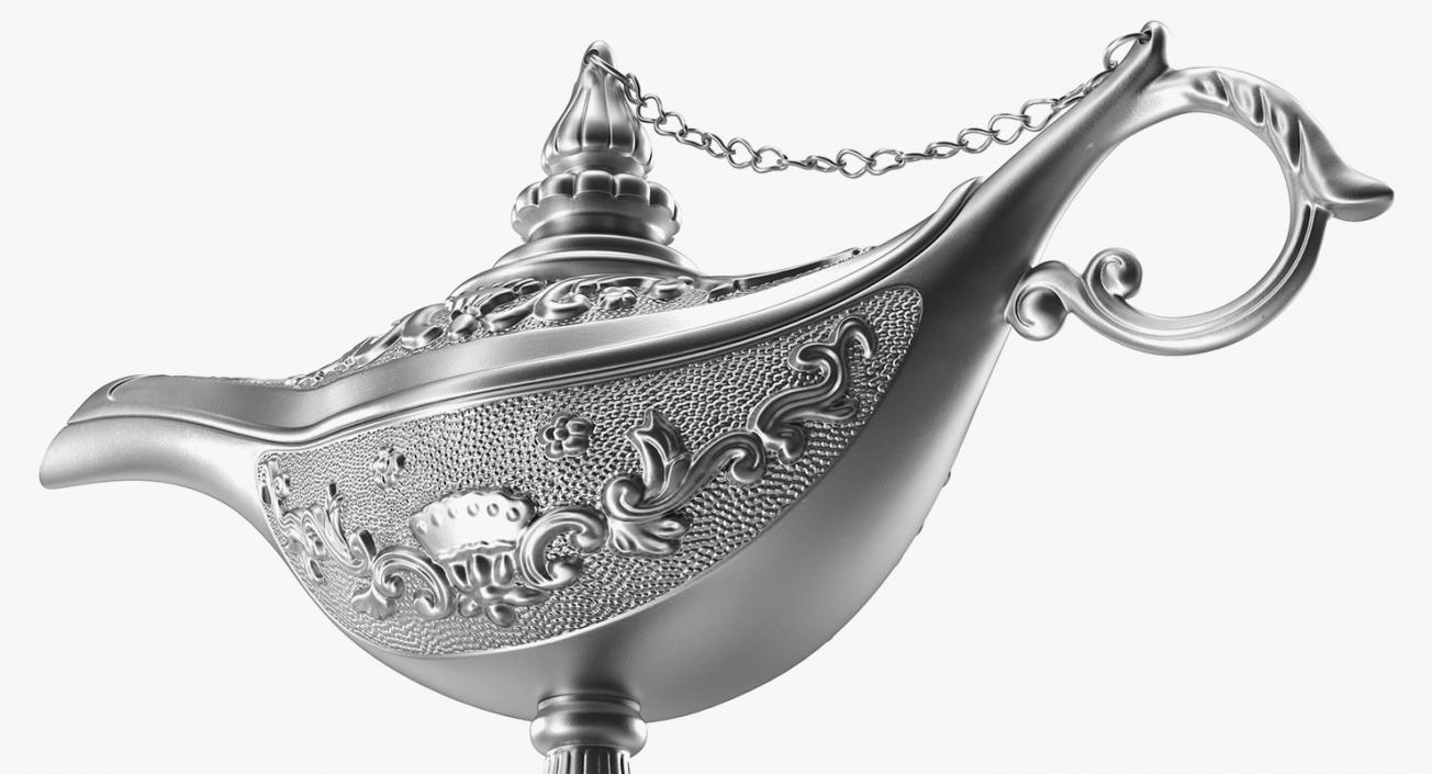 Magic Lamp Silver 3D