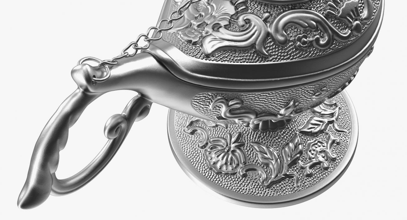 Magic Lamp Silver 3D