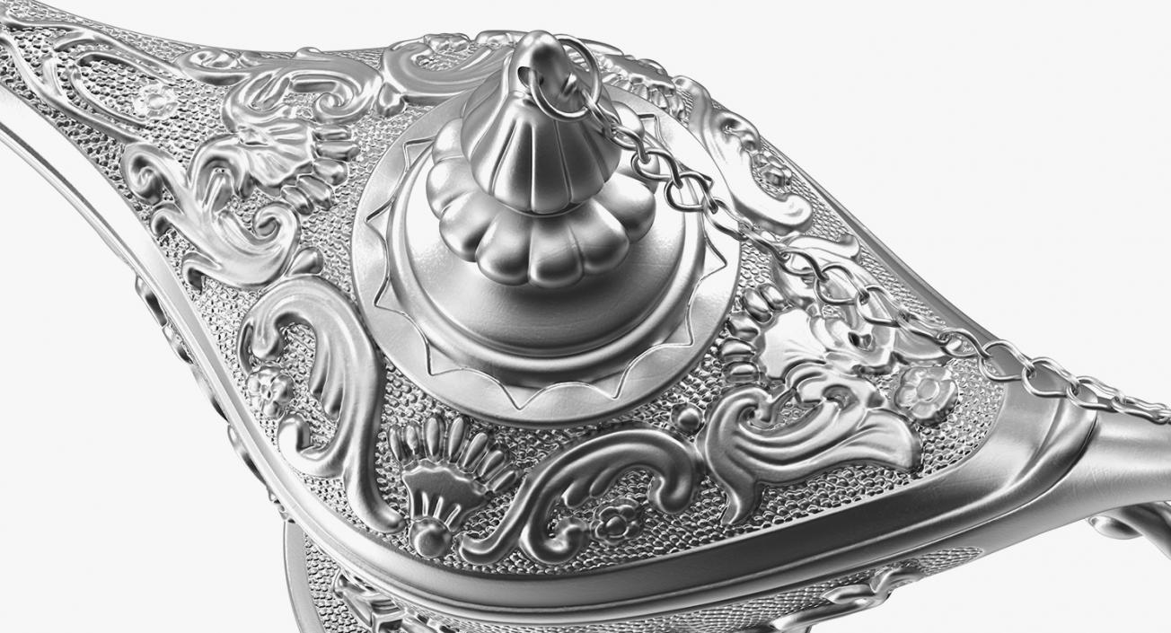 Magic Lamp Silver 3D