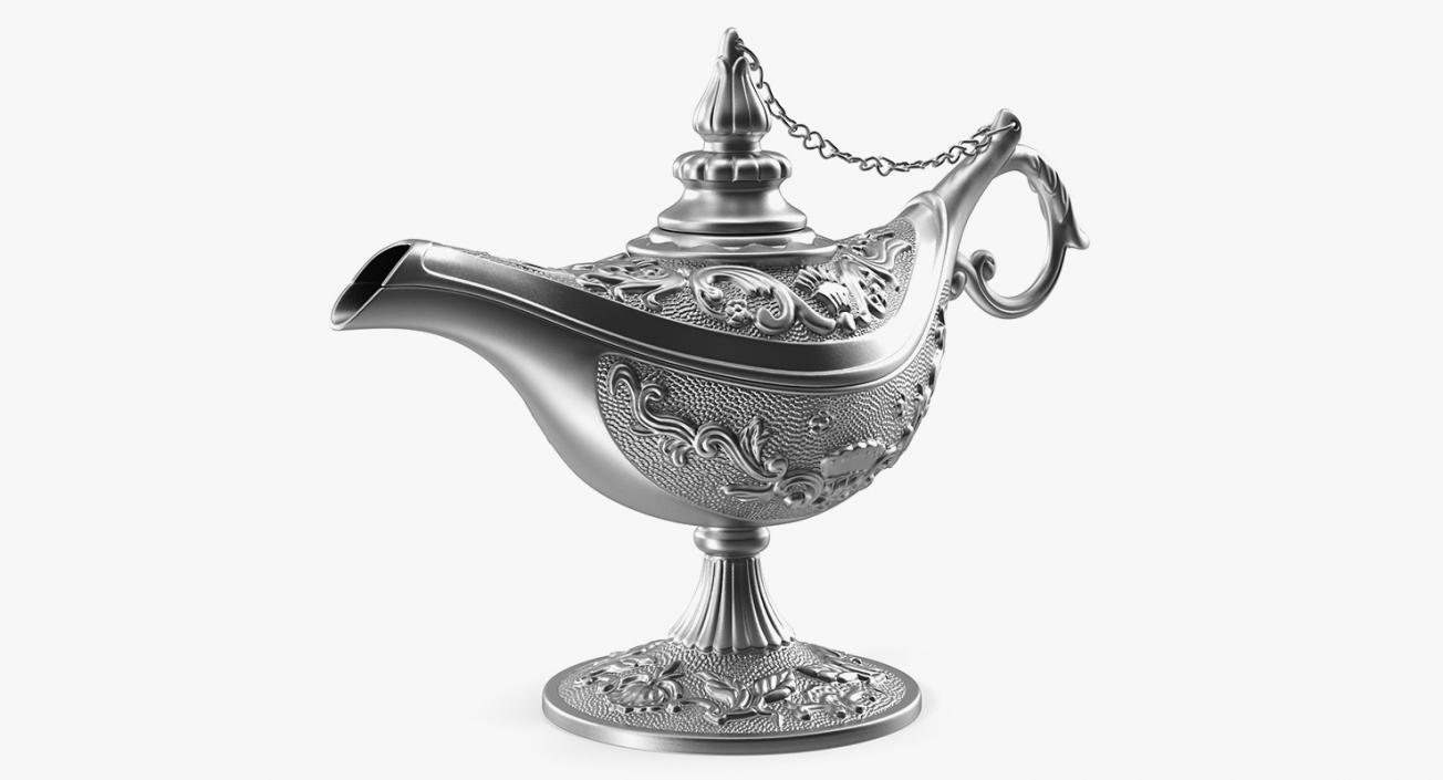 Magic Lamp Silver 3D