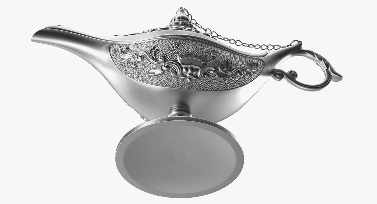 Magic Lamp Silver 3D