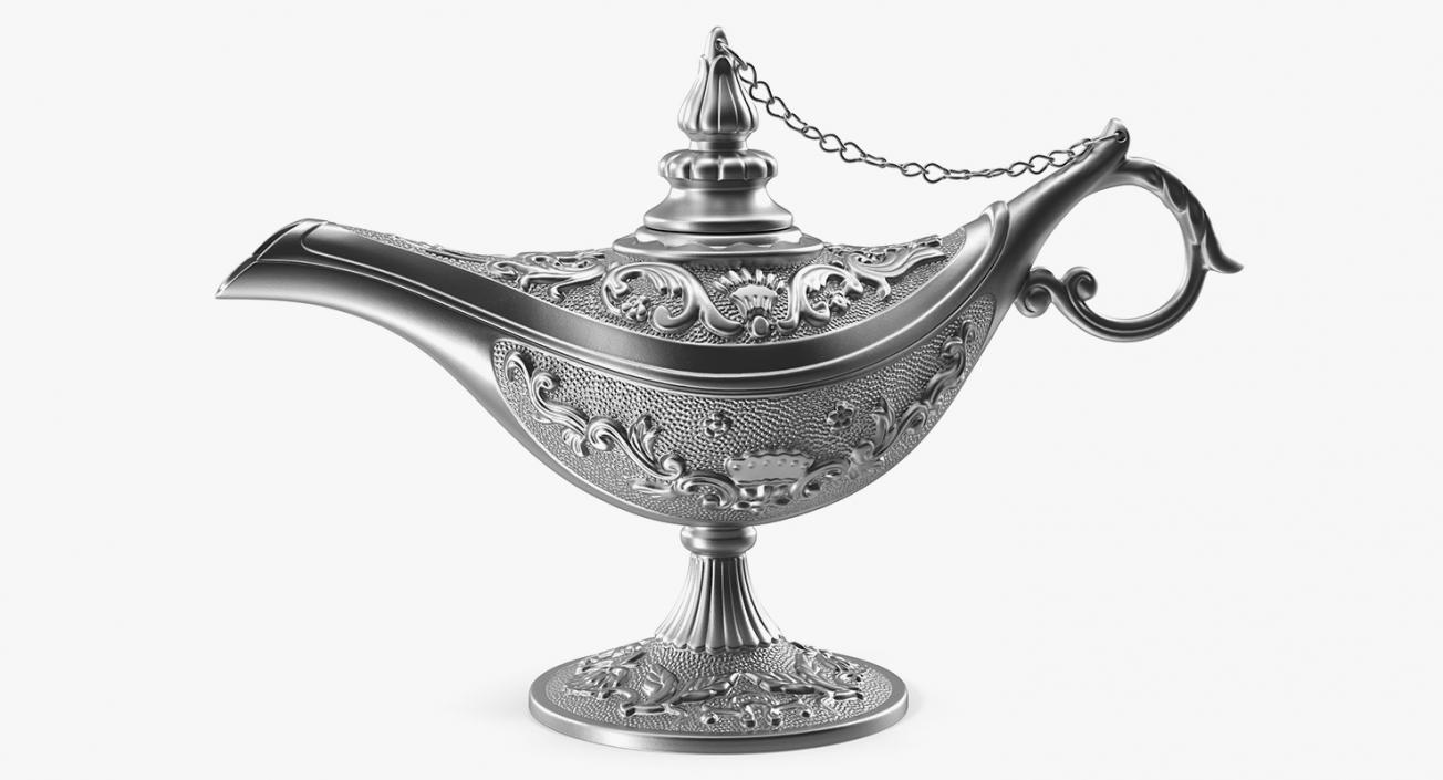 Magic Lamp Silver 3D