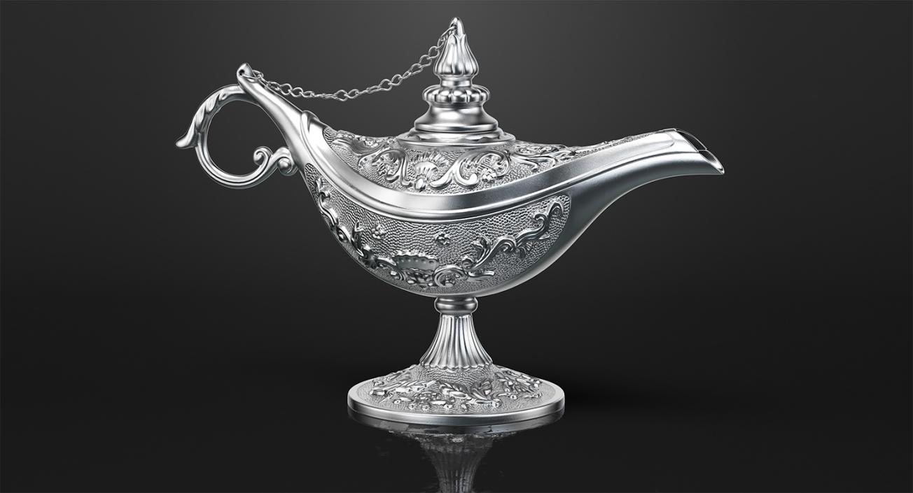 Magic Lamp Silver 3D