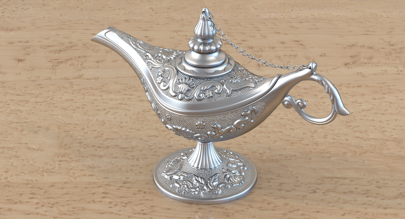 Magic Lamp Silver 3D