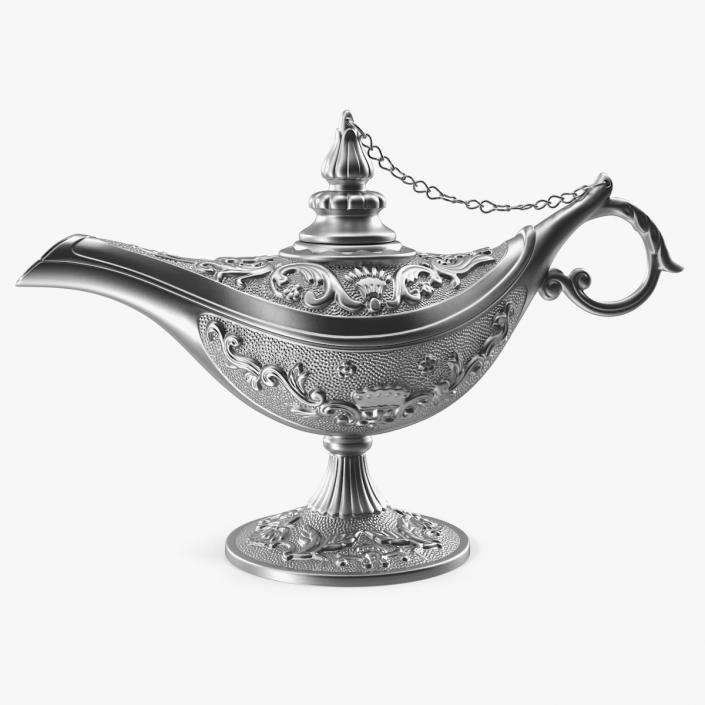 Magic Lamp Silver 3D