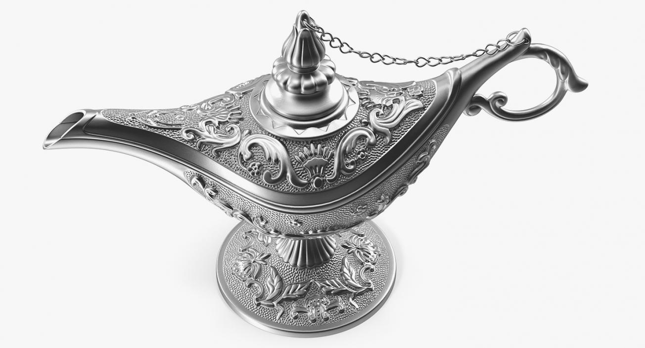 Magic Lamp Silver 3D