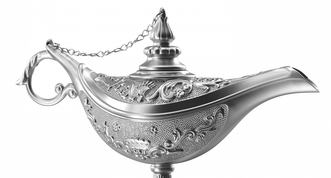 Magic Lamp Silver 3D