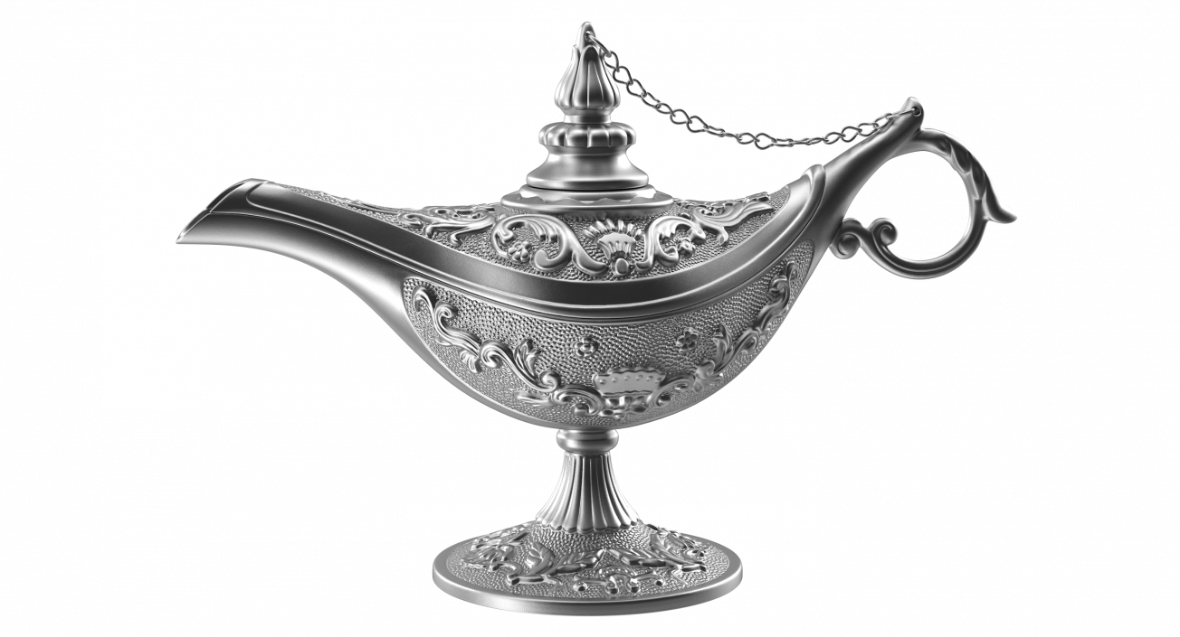 Magic Lamp Silver 3D