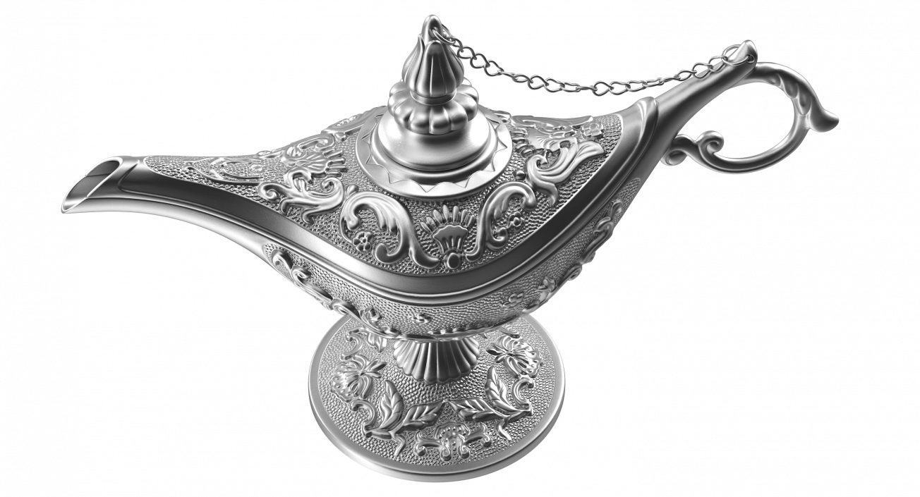 Magic Lamp Silver 3D