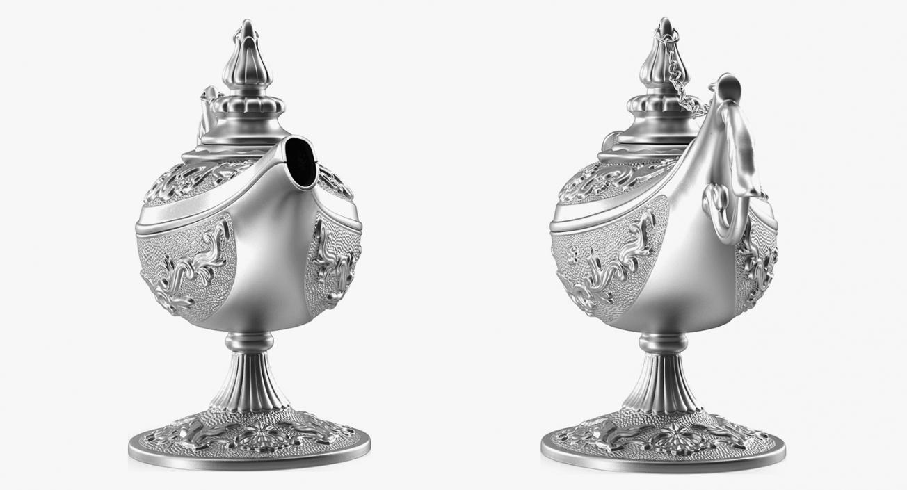 Magic Lamp Silver 3D