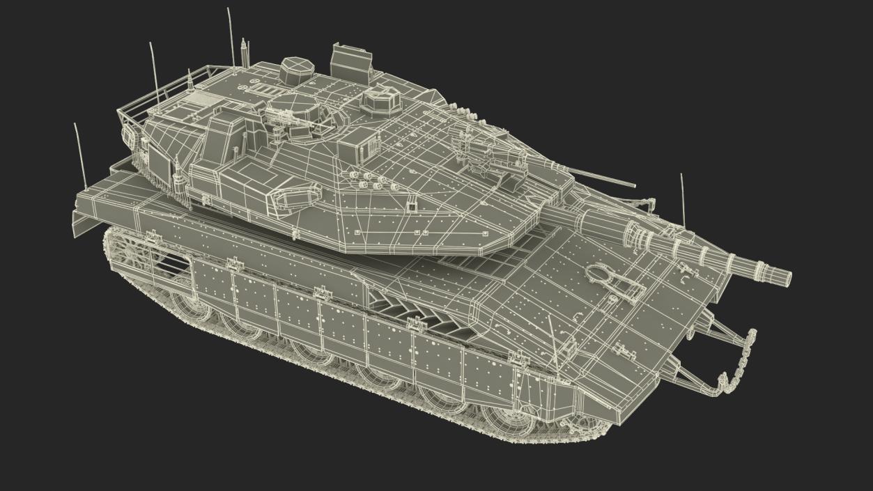 3D model Israeli Tank Merkava