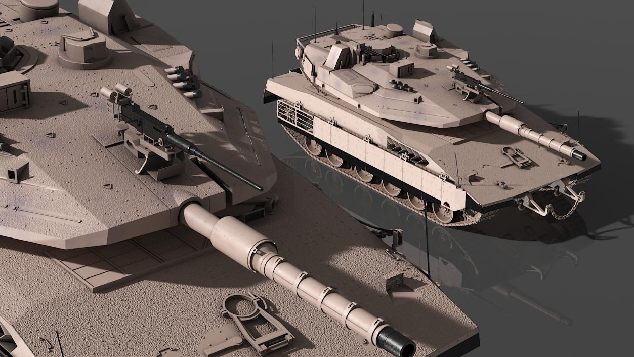 3D model Israeli Tank Merkava