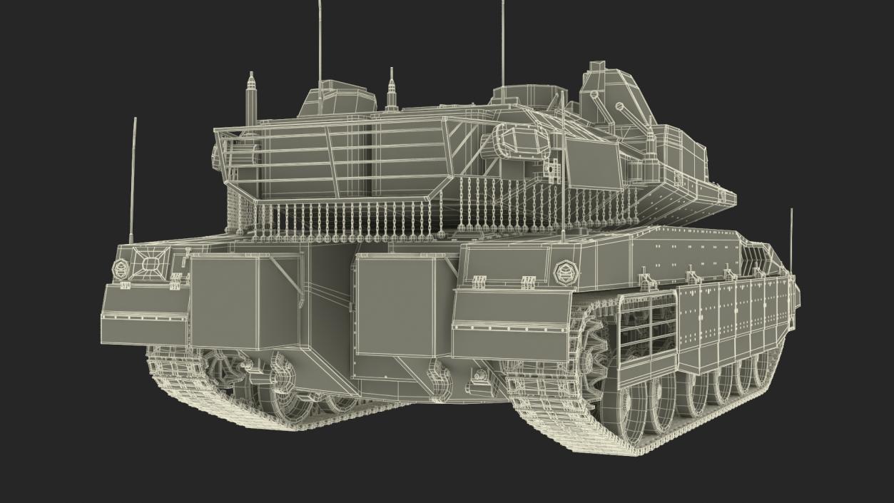 3D model Israeli Tank Merkava