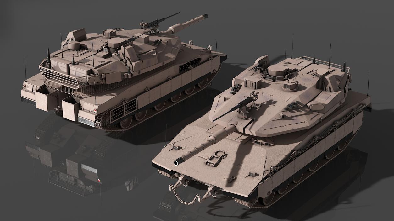 3D model Israeli Tank Merkava